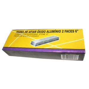 PEDRA AFIAR ÓXIDO ALUMÍNIO 2 FACES